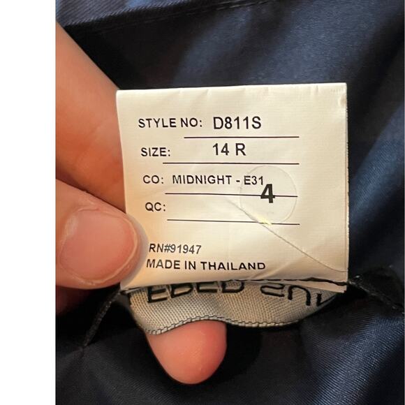 Alfred Sung dress D811s off the shoulder draped wrap satin maxi blue size 14 - Picture 7 of 8